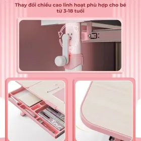 Combo bàn học chống gù Sakawin S80 & G18 – Được chọn nhiều nhất