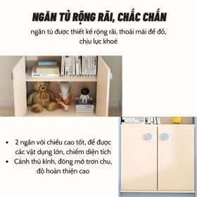 Kệ sách gỗ cho bé Sakawin K1 - Tủ đựng đồ cao cấp cho bé 5 K1