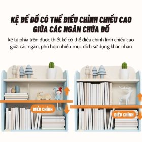 Kệ sách gỗ cho bé Sakawin K1 - Tủ đựng đồ cao cấp cho bé 4 K1