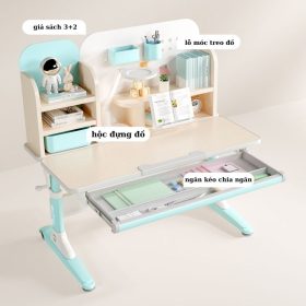 Bàn học chống gù Sakawin WinSmart 100 - Bàn học sinh cao cấp 4 Trực diện thiết kế của bàn học thông minh chống gù