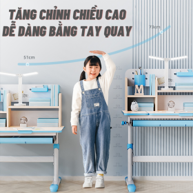 Bộ Bàn Học Thông Minh Chống Gù Chống Cận S80 và Ghế G90 Sakawin 3 VE TRUC TIEP LEN MAT BAN THAY THE BANG VIET 2