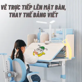 Combo bàn học chống gù Sakawin S80 & G90 – Trọn bộ chuẩn