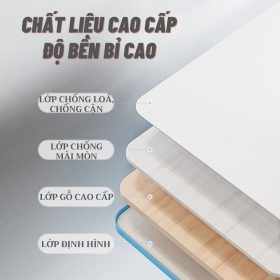 Bộ Bàn học Chống gù Sakawin S80 và ghế G18 - Bộ bàn học được lựa chọn nhiều nhất 5 Bộ Bàn Học Thông Minh Chống Gù Chống Cận S80 và ghế G80 Sakawin