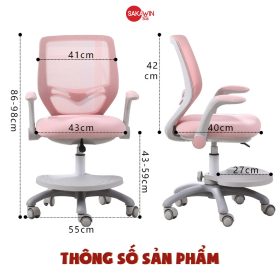 Ghế học sinh chống gù Sakawin WinSmart G107 - Ghế học sinh 2 CM107