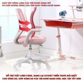 Ghế học sinh chống gù Sakawin WinSmart G107 - Ghế học sinh 4 Đảm bảo sức khoẻ với thiết kế khoa học