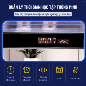 Bàn học chống gù cao cấp Sakawin D01 - Màu xám mới 7 23