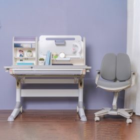 Bàn học chống gù cao cấp Sakawin D01 - Màu xám mới 3 Bàn học cho bé lớp là tích hợp của nhiều nghiên cứu