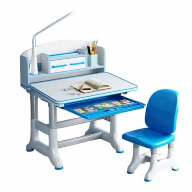 Các mẫu bàn học Thông minh cho bé mới nhất, bán chạy nhất 2023 7 Bộ bàn học cho bé Sakawin B06 – Có giá sách