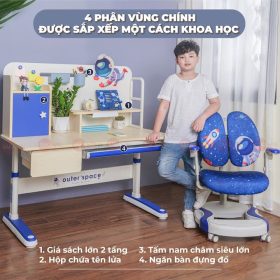 Bàn học thông minh chống gù chống cận Outer Space X với kích thước lớn
