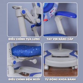 Bàn học thông minh chống gù chống cận Outer Space X