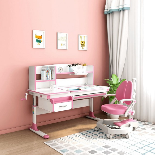 Mẫu bàn học thông minh có ngăn kéo