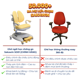 Ghế học sinh chống gù Sakawin GO01 - Ghế chống gù cao cấp 2 anh-ghe-go01-1