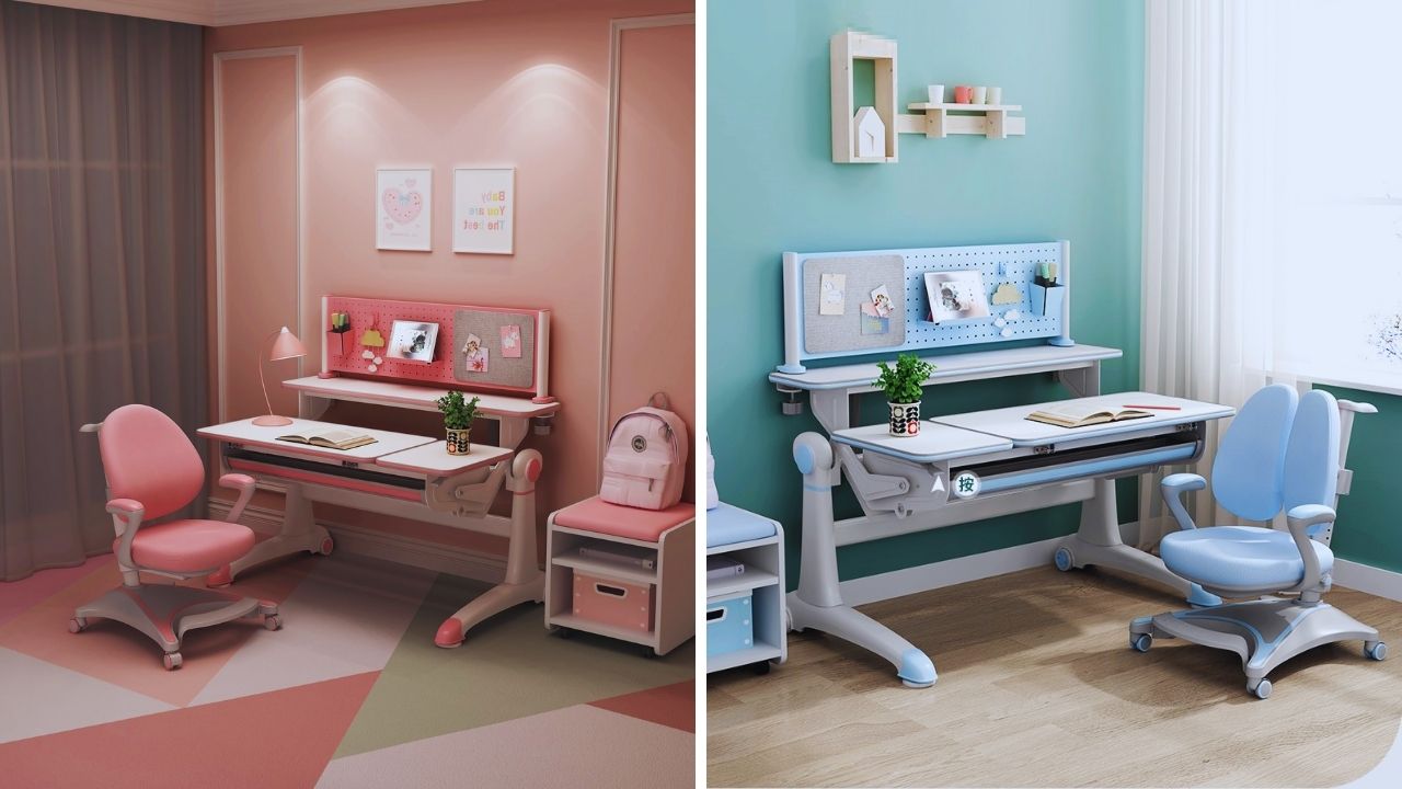 Tổng hợp những mẫu bàn học cho bé lớp 1 giá rẻ 5 ban hoc cho be lop 1 gia re 2