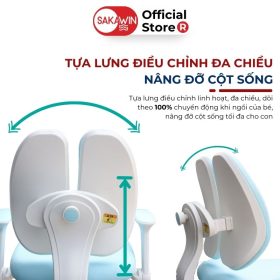 Ghế học sinh chống gù Sakawin G104Plus - Ghế chống gù cho bé 6 g104.