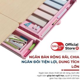 Bàn học Chống gù S110 - Bàn học được lựa chọn nhiều nhất 2024 5 s110 4 1
