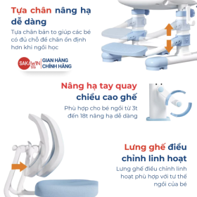 Ghế Chống Gù Sakawin G81 - Ghế ngồi học hỗ trợ Bảo vệ tư thế 3 G81-2