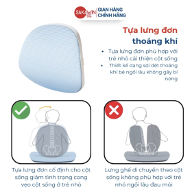 Ghế Chống Gù Sakawin G81 - Ghế ngồi học hỗ trợ Bảo vệ tư thế 2 G81-1