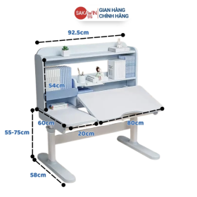 Bàn học Chống gù Sakawin PRO100 - Mẫu bàn học thiết kế mới 1 PRO100-1