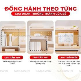 Bàn Học Thông Minh Cao Cấp Hỗ Trợ Chống Gù Premium PREB08 4 shopee desc 3