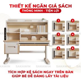 Bàn Học Thông Minh Cao Cấp Hỗ Trợ Chống Gù Premium PREB08 3 shopee desc 3 Sao chep